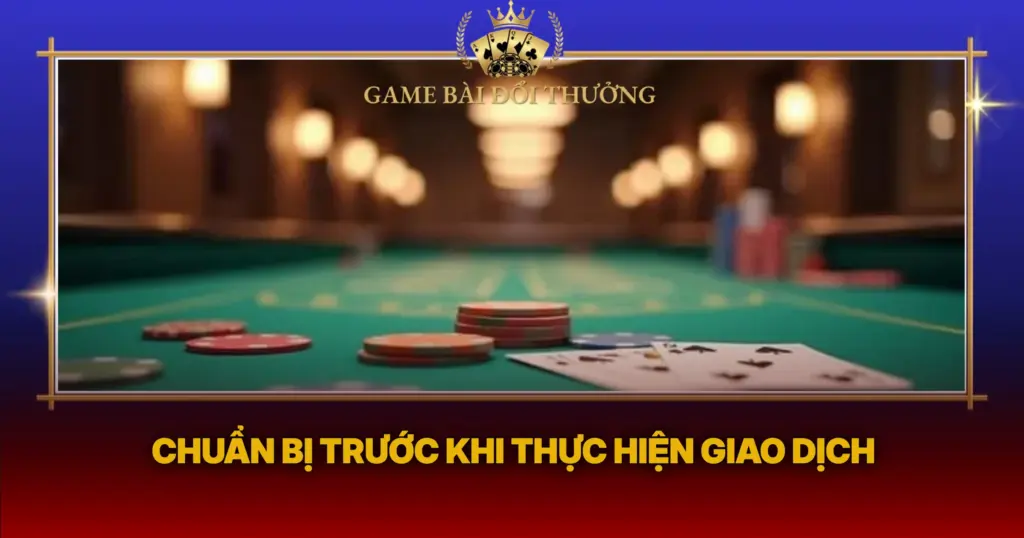 Chun Bi Truoc Khi Thuc Hien Giao Dich
